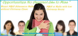 Direct MBA Admission Delhi Without Entrance Exams