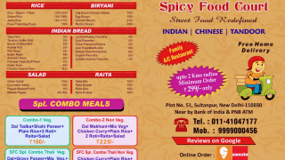 spicy food restaurants in delhi Spicy Food Court