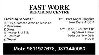 washing machine repair companies in delhi Washing machine repair in South Delhi - Fast Work Repairing Centre
