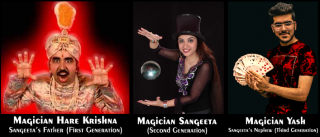 magic lessons delhi Lady Magician Sangeeta
