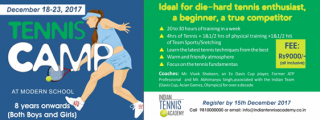 tennis lessons delhi INDIAN TENNIS ACADEMY