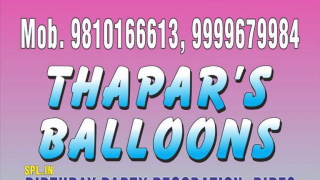 bouncy castles in delhi Thapar’s balloon decoration