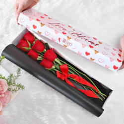 Box Of Romantic Roses